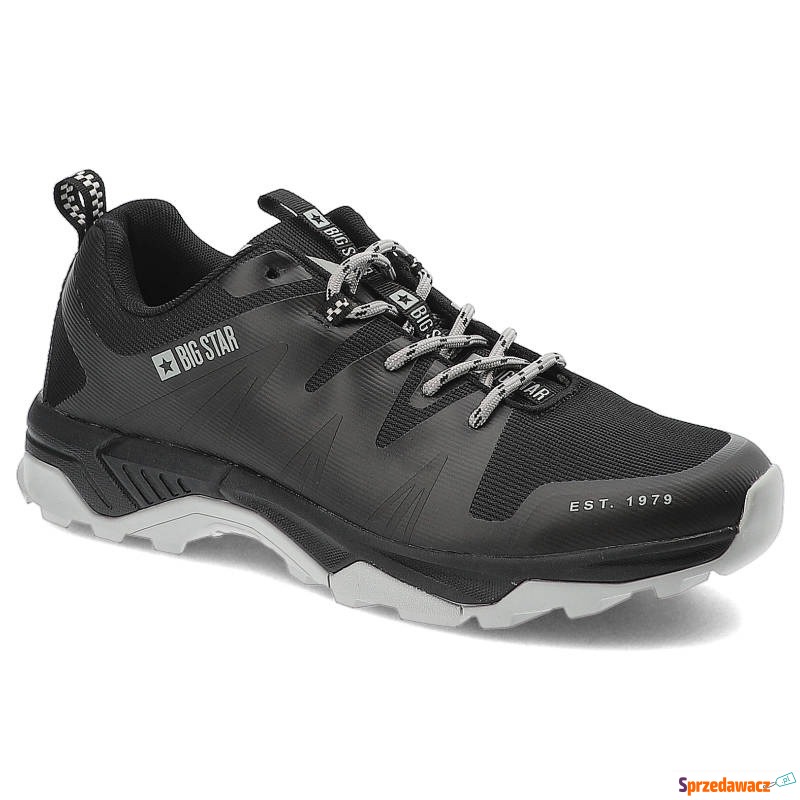 Czarne Trekkingi Big Star Wygodne Buty Męskie - Buty sportowe miejskie... - Katowice