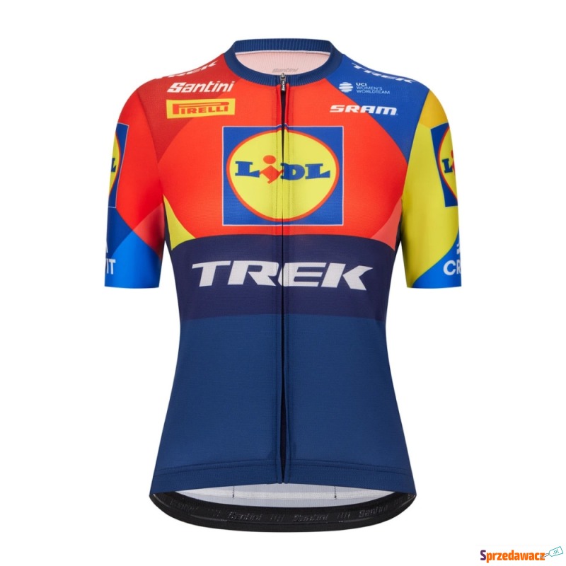 Damska koszulka Santini Lidl-Trek Replica Race - Koszulki rowerowe - Lublin