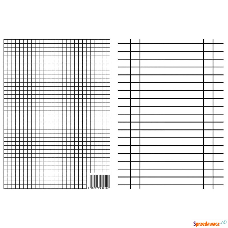 Liniuszek A4 kratka linia 170g - Artykuły papiernicze... - Szczecin