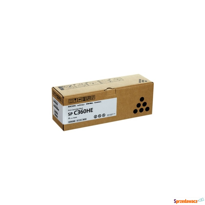 Toner Oryginalny Ricoh C360HE (408184) (Czarny)... - Tusze, tonery - Włocławek