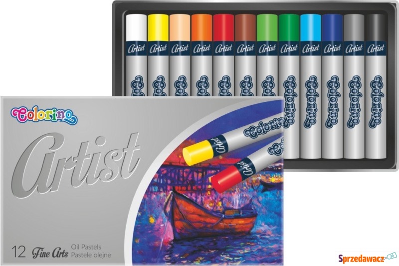 Pastele olejne Colorino 12 kolorów Artist - Kredki, pastele, blendery - Przemyśl