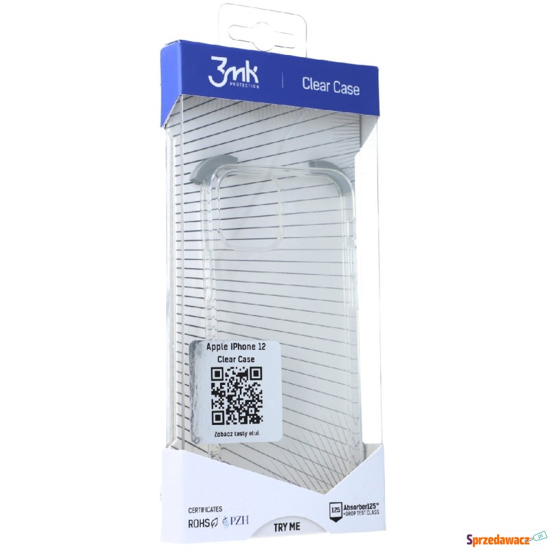 Etui 3mk Clear Case do iPhone 12 Mini, przezroczyste - Etui na smartfony - Suwałki