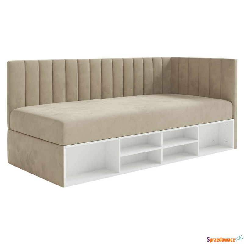 SELSEY Łóżko młodzieżowe 90x200 cm Ventrio pr... - Łóżka - Będzin
