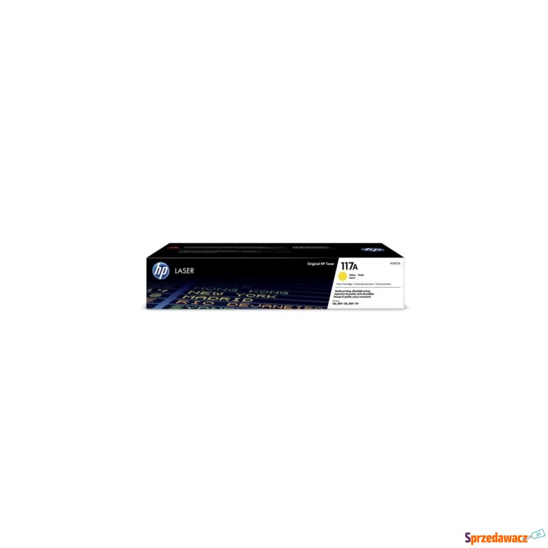 Toner Oryginalny HP 117A (W2072A) (Żółty) - D... - Tusze, tonery - Kraków