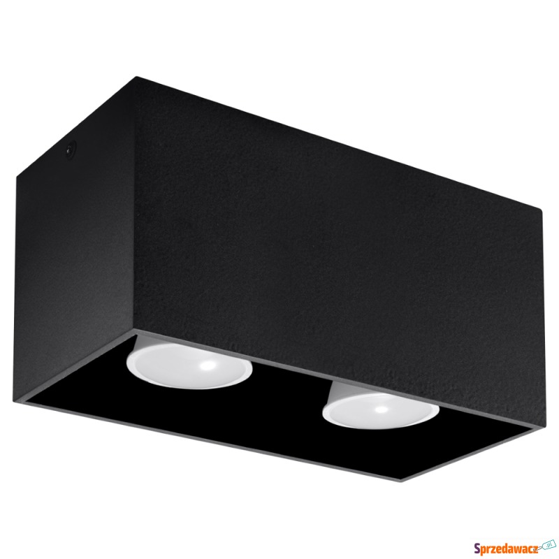 SELSEY Plafon Quad Maxi czarny - Genesis - Lampy wiszące, żyrandole - Rawicz
