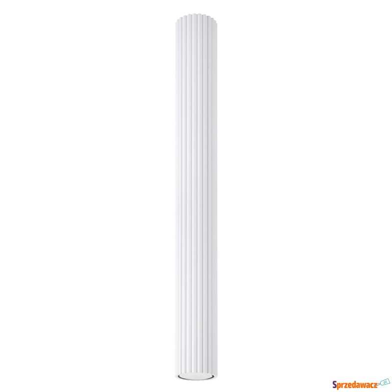 SELSEY Plafon Karbon 60 cm biały - Genesis - Lampy wiszące, żyrandole - Świecie