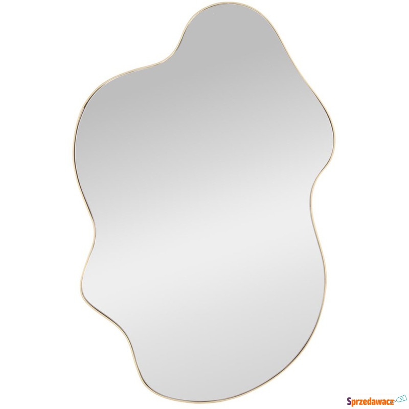 SELSEY Lustro ścienne Essent 90x56 cm w złotej... - Lustra - Płock
