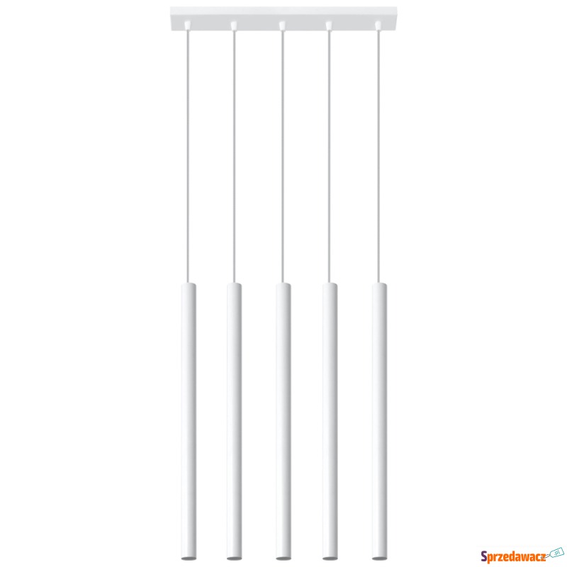SELSEY Lampa wisząca Pastelo 5 biała - Genesis - Lampy wiszące, żyrandole - Bytom