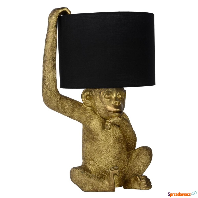 SELSEY Lampa stołowa Chimp małpka złota - Genesis - Lampy stołowe - Staszów