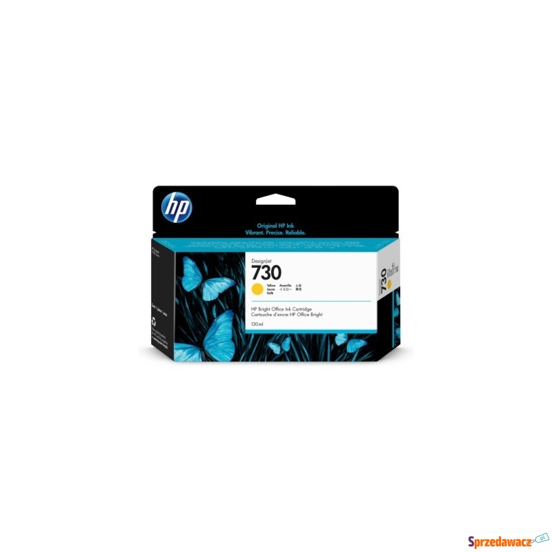 Tusz Oryginalny HP 730 (130ml) (P2V64A) (Żółty)... - Tusze, tonery - Sopot