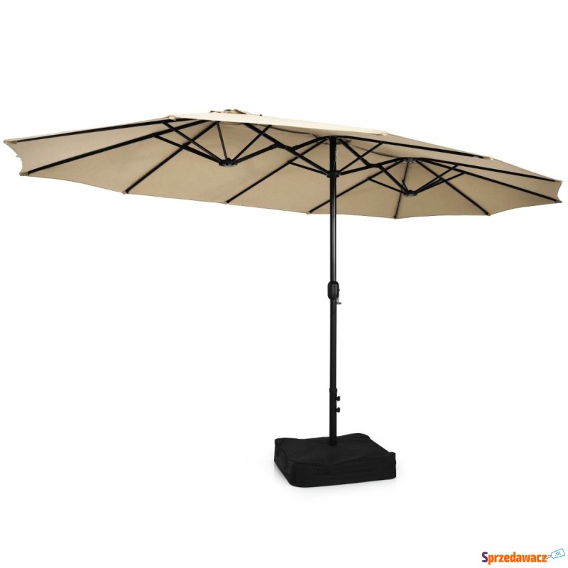 Parasol ogrodowy podwójny na balkon taras - Parasole, markizy, żagle - Sosnowiec