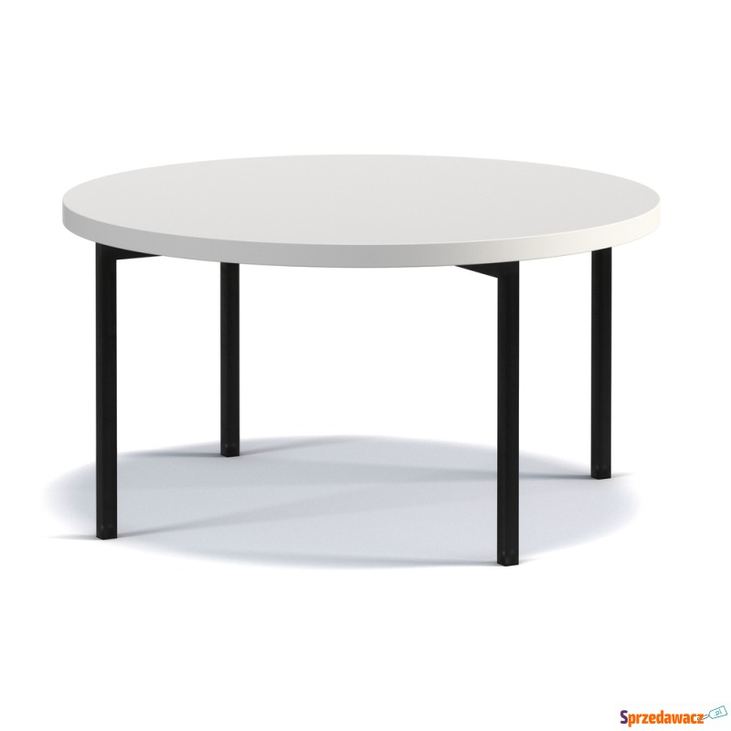 SELSEY Stolik kawowy Kortala okrągły 80 cm bi... - Stoły, stoliki, ławy - Luboszyce