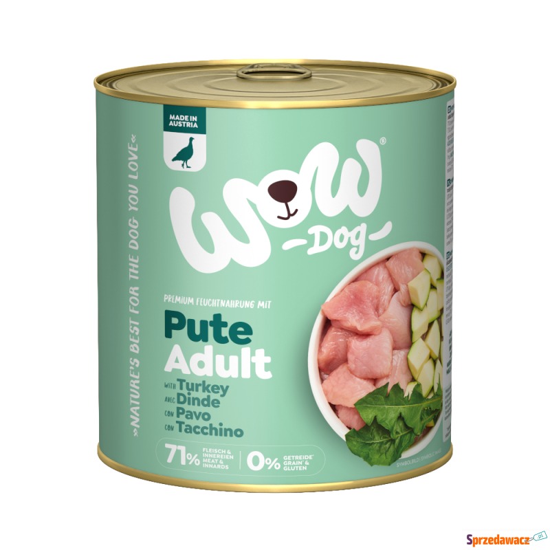 WOW Adult 6 x 800 g - Indyk - Karmy dla psów - Łódź