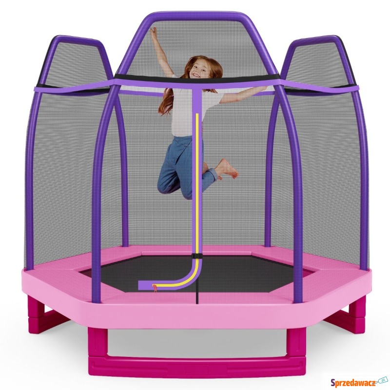 Trampolina dla dzieci z siatką bezpieczeństwa - Trampoliny ogrodowe - Bielsko-Biała