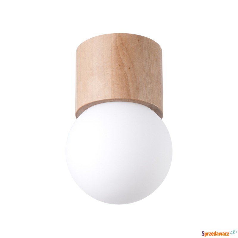 SELSEY Plafon Sulpful naturalne drewno 19 cm -... - Lampy wiszące, żyrandole - Łódź