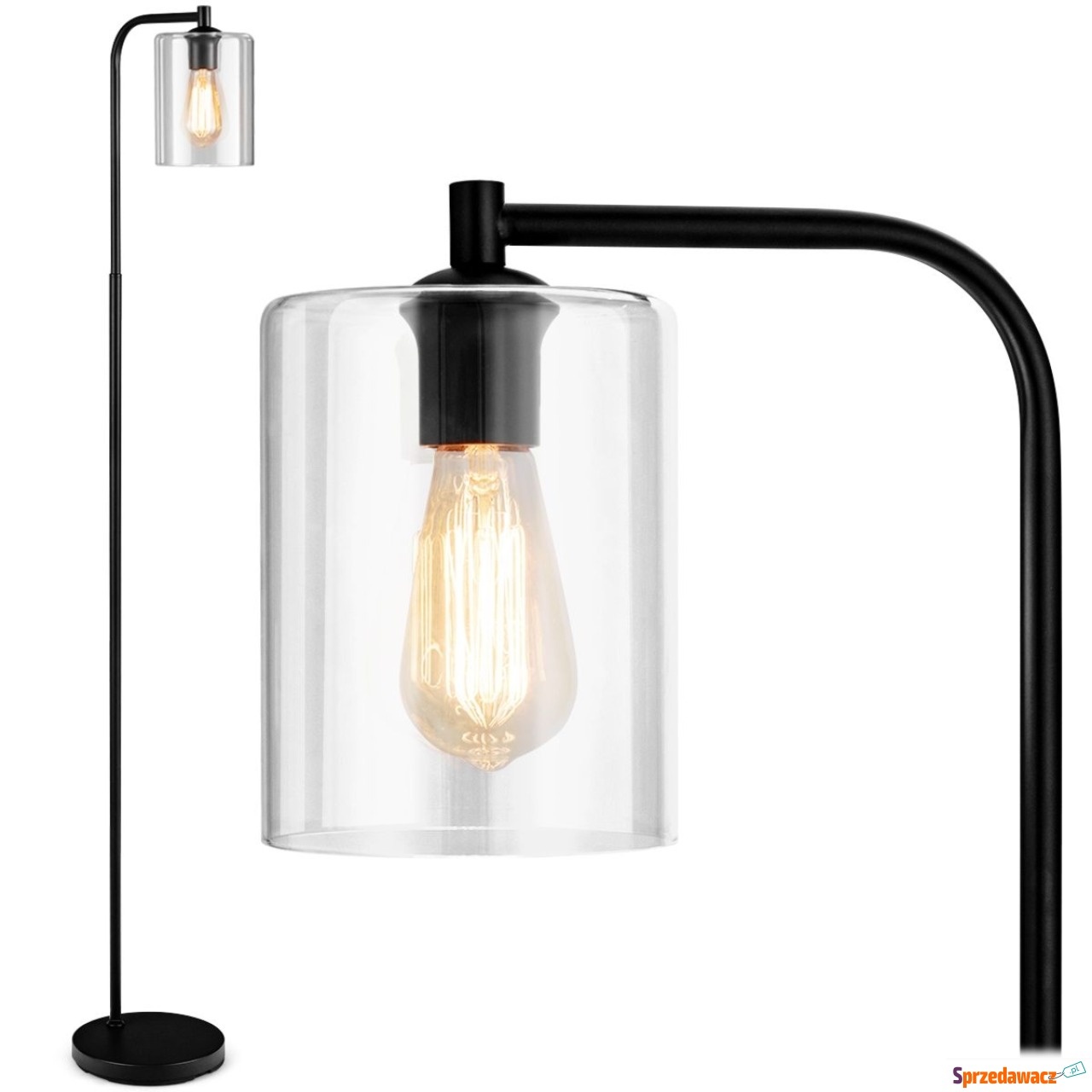 Industrialna lampa podłogowa z...