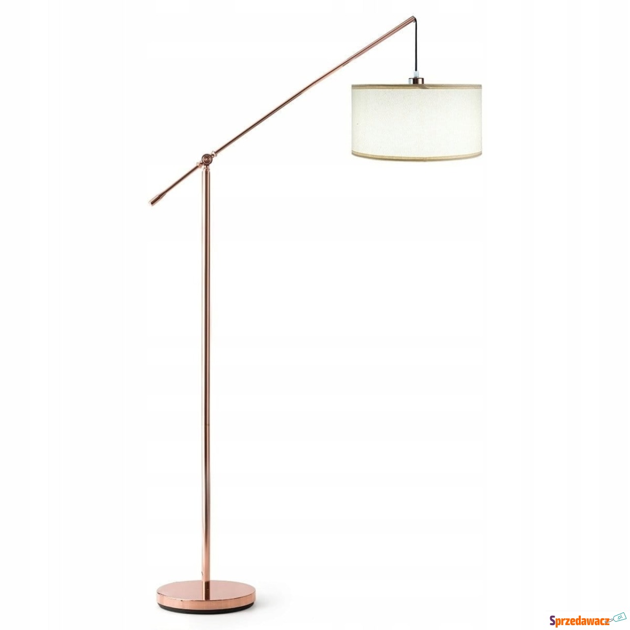 Lampa podłogowa stojąca metalowa