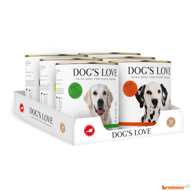 Dog's Love Adult 6 x 800 g - Pakiet...
