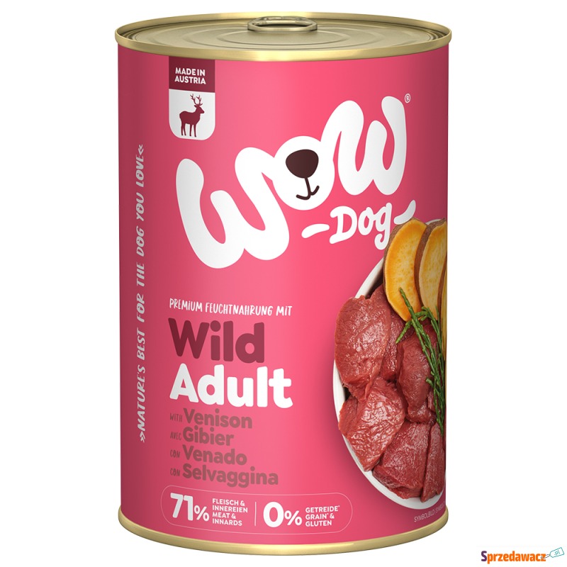 WOW Adult 6 x 400 g - Dziczyzna