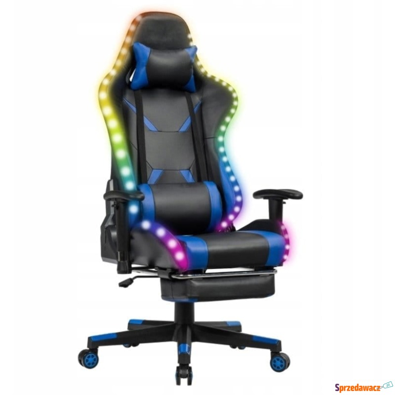 Fotel gamingowy ze światłami LED