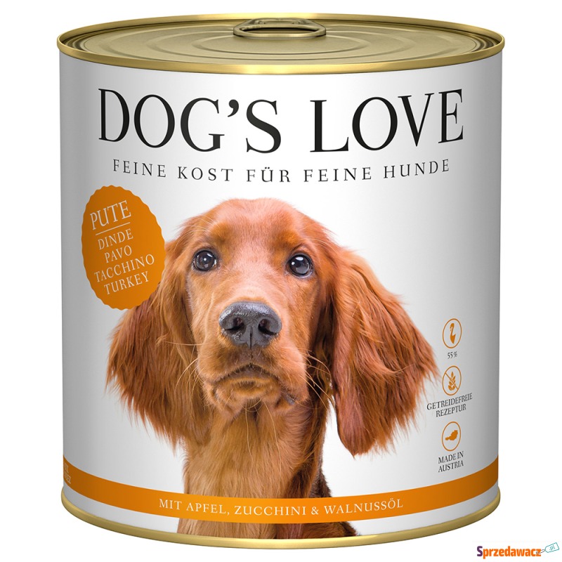 Dog's Love Adult 6 x 800 g - Indyk