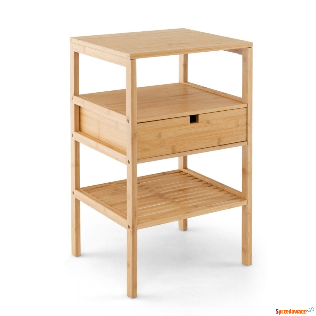 Bambusowy stolik boczny w stylu...
