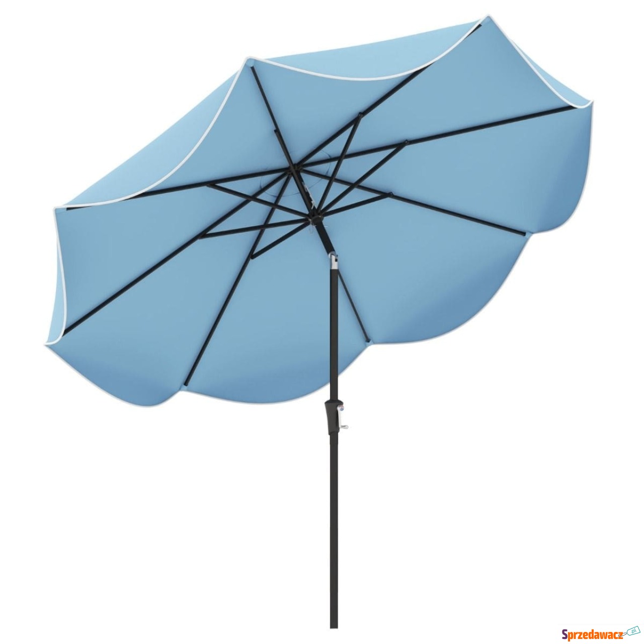 Parasol ogrodowy z falistymi k...