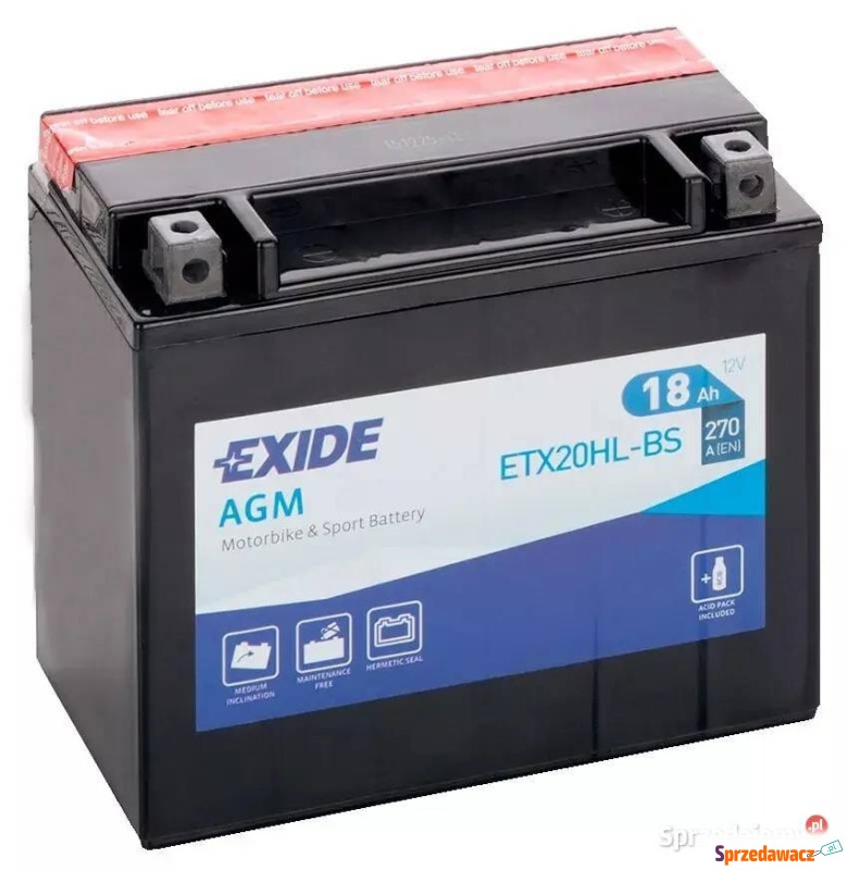 Akumulator motocyklowy Exide E...