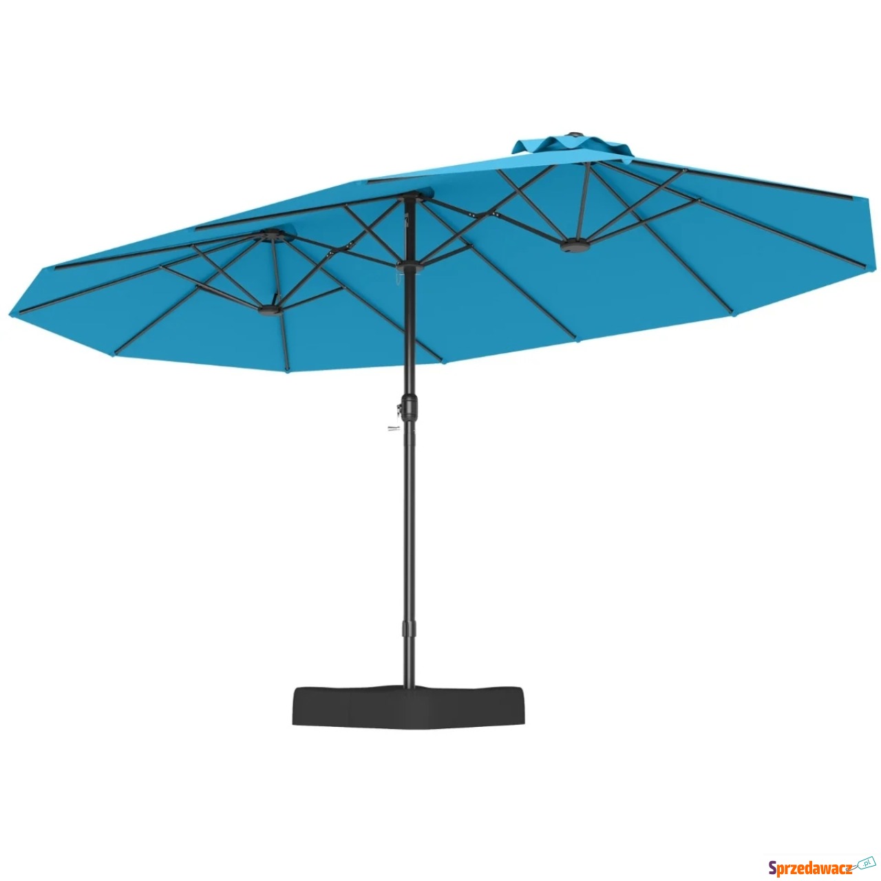 Podwójny parasol ogrodowy ze s...