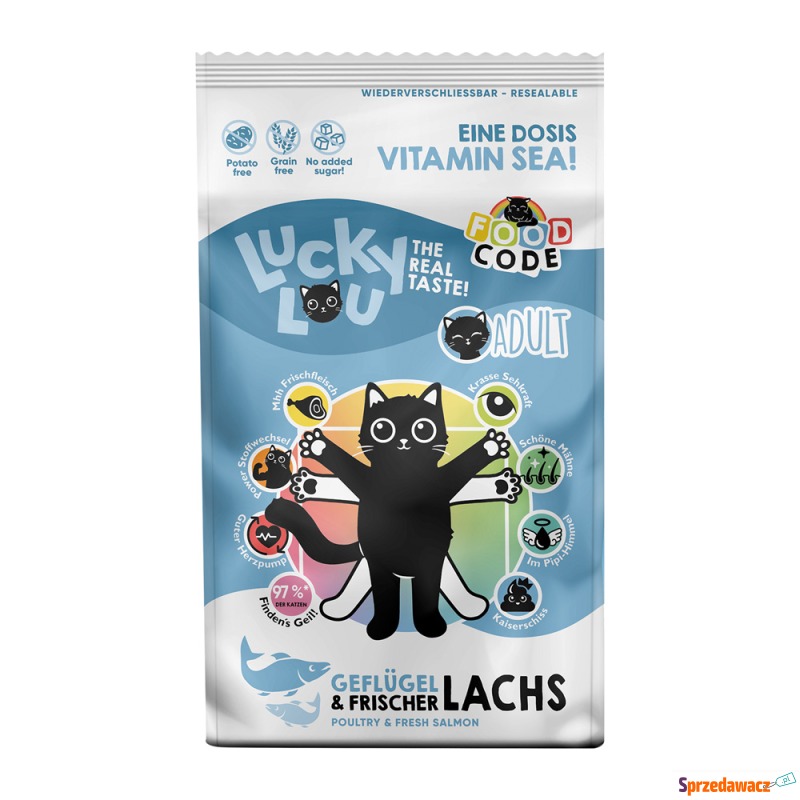 Lucky Lou Adult, drób i łosoś -...