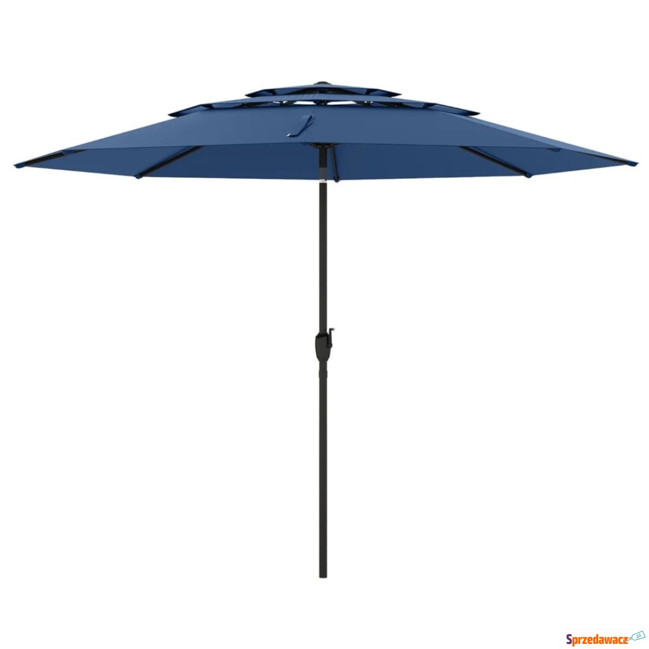 Parasol ogrodowy z systemem wentylacji