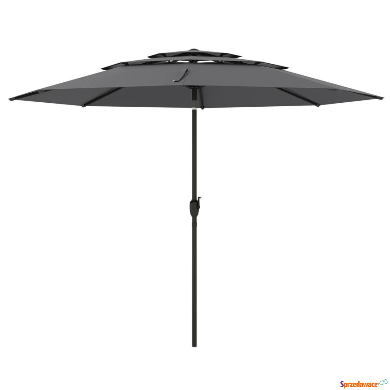 Parasol ogrodowy z systemem wentylacji