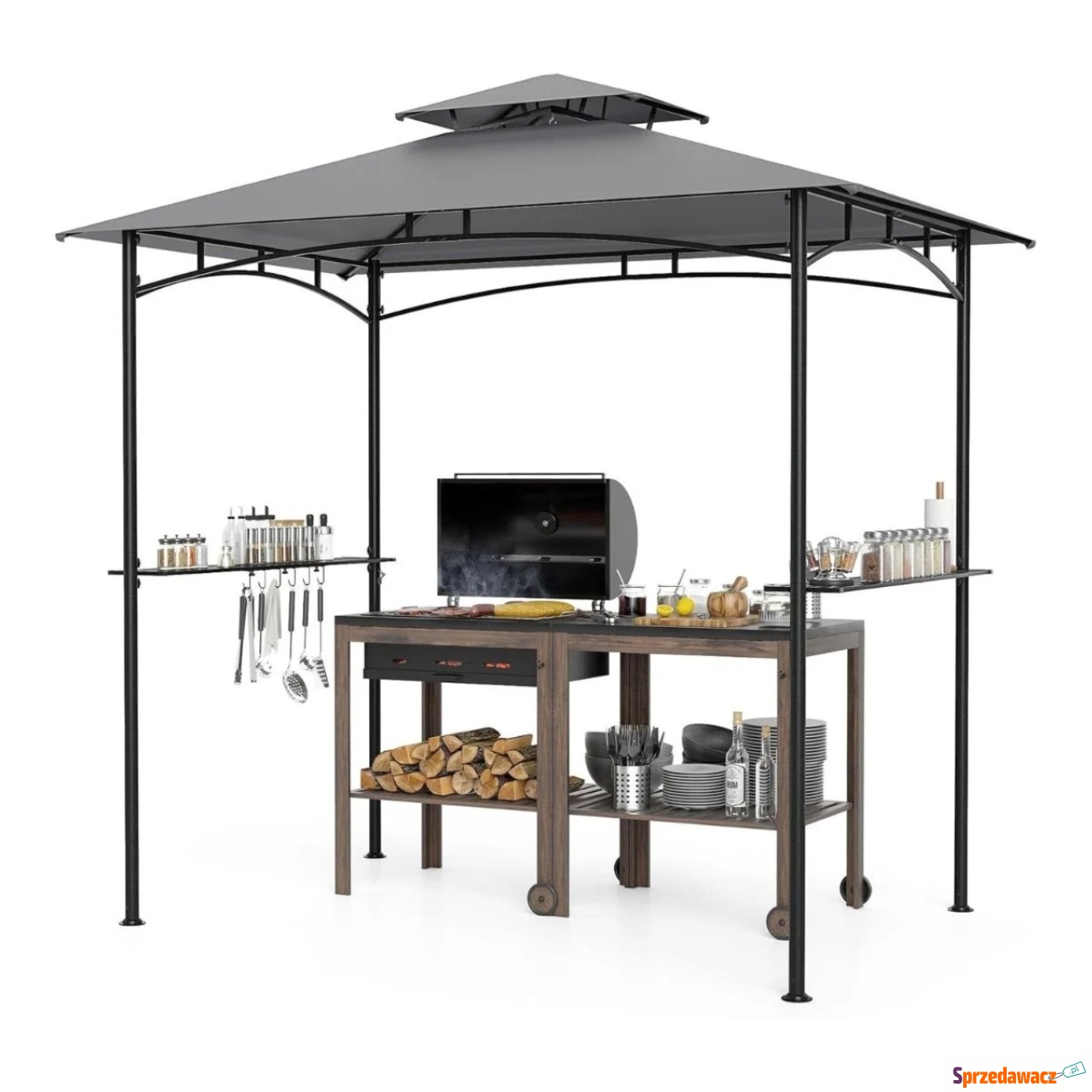 Altana grillowa wiata 242 x 150...