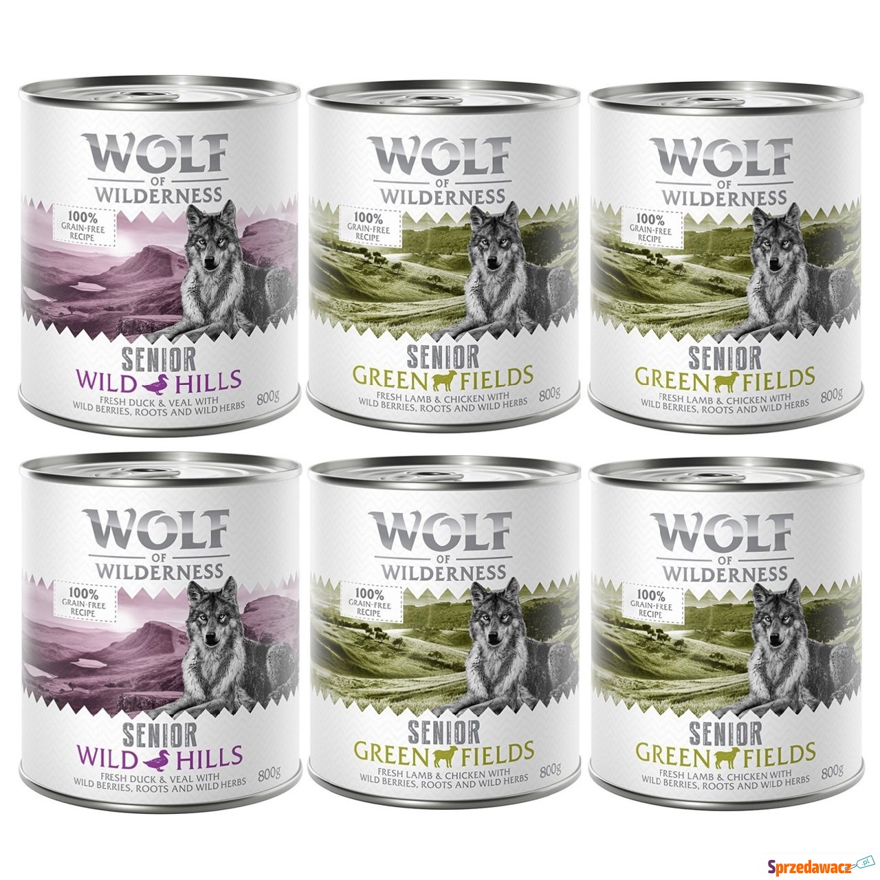 Wolf of Wilderness Senior, 6 x...