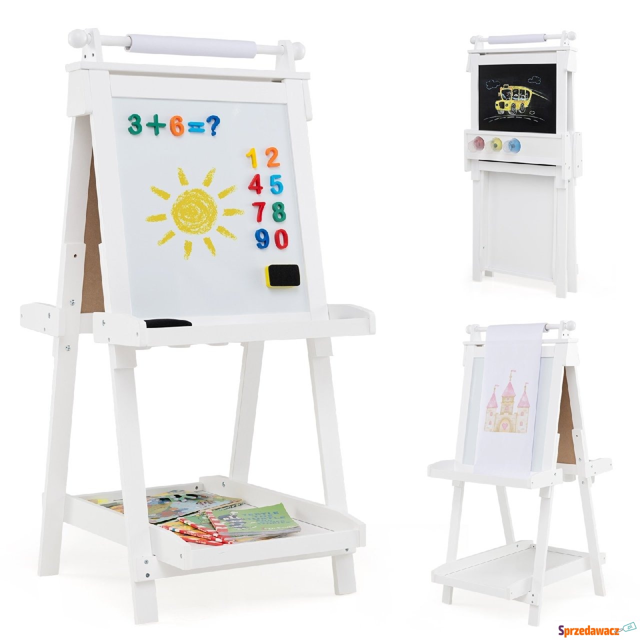 Dwustronna tablica edukacyjna z...