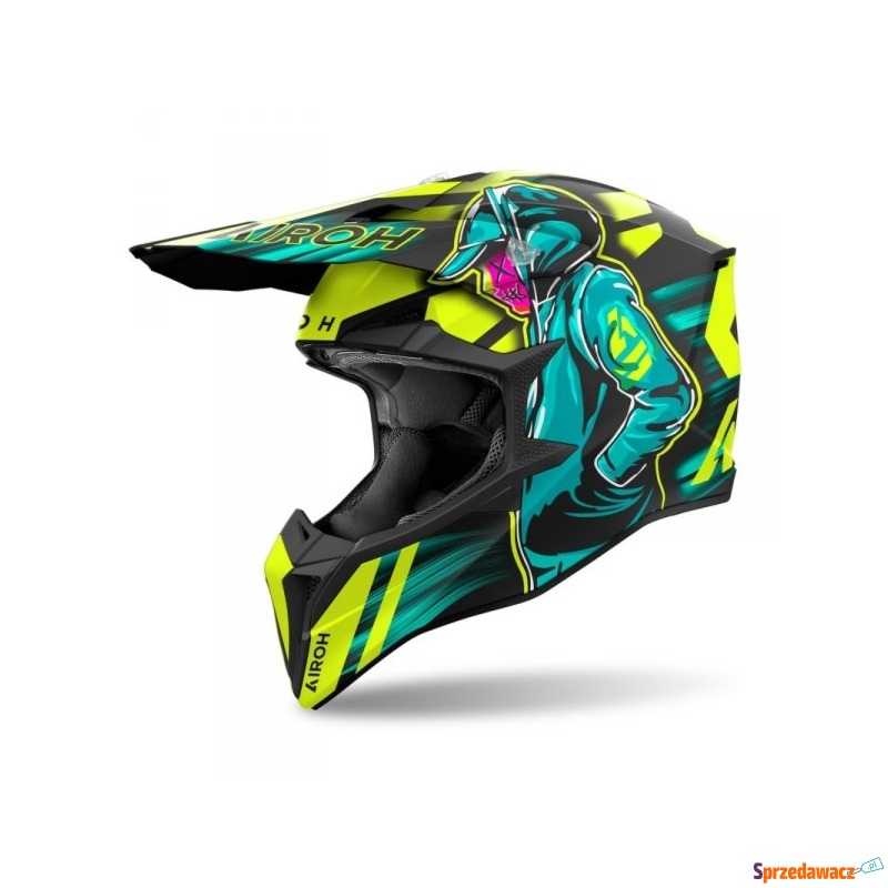 AIROH KASK OFF-ROAD WRAAAP CYBER...