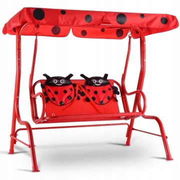 Huśtawka ogrodowa z daszkiem - dla dzieci