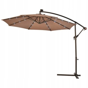 Parasol ogrodowy na balkon taras z wysięgnikiem 300 cm