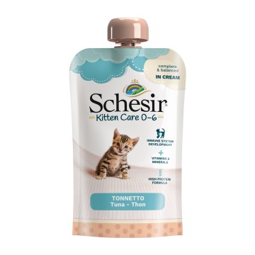 Schesir Kitten in Cream, 10 x 150 g - Tuńczyk