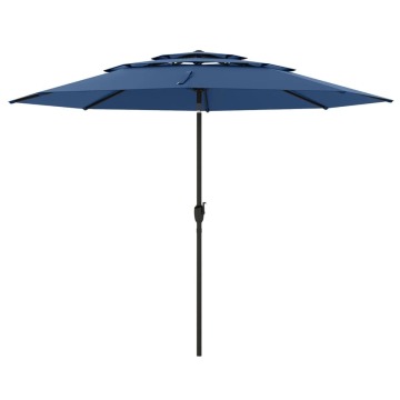 Parasol ogrodowy z systemem wentylacji