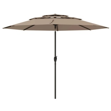 Parasol ogrodowy z systemem wentylacji