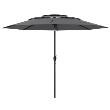 Parasol ogrodowy z systemem wentylacji