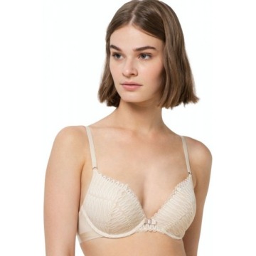 Biustonosz push-up Triumph Aura Spotlight WHU beżowy