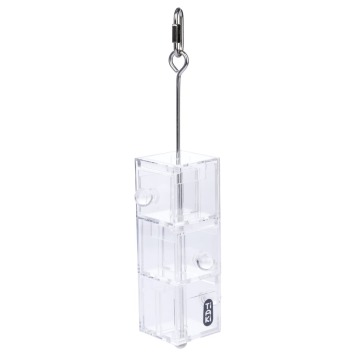 TIAKI inteligentna zabawka dla ptaków, 3 szuflady - Dł. x szer. x wys.: 5,5 x 7 x 29,5 cm