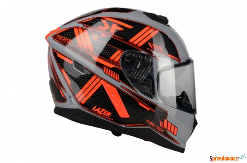 LAZER KASK INTEGRALNY RAFALE EVO ROADTECH Sz Cz... - Kaski motocyklowe - Głogów