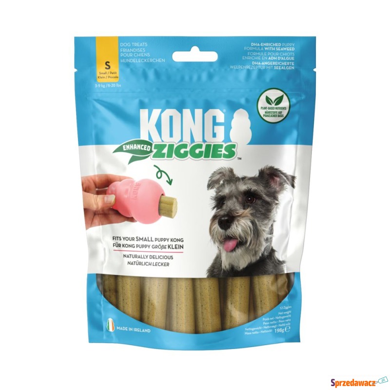 KONG Ziggies Enhanced Puppy - Rozmiar S: dla psów... - Przysmaki dla psów - Bytom