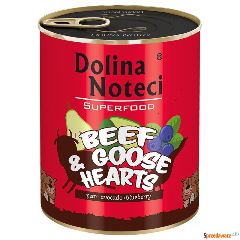 Dolina Noteci Superfood, 12 x 800 g - Wołowina... - Karmy dla psów - Inowrocław