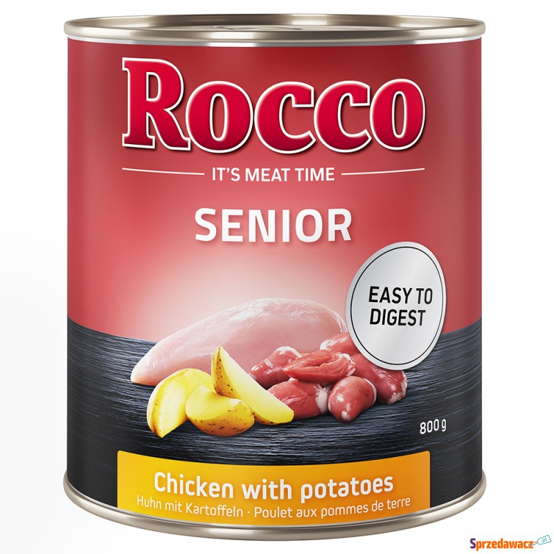 Rocco Senior, 6 x 800 g - Kurczak z ziemniakami - Karmy dla psów - Katowice