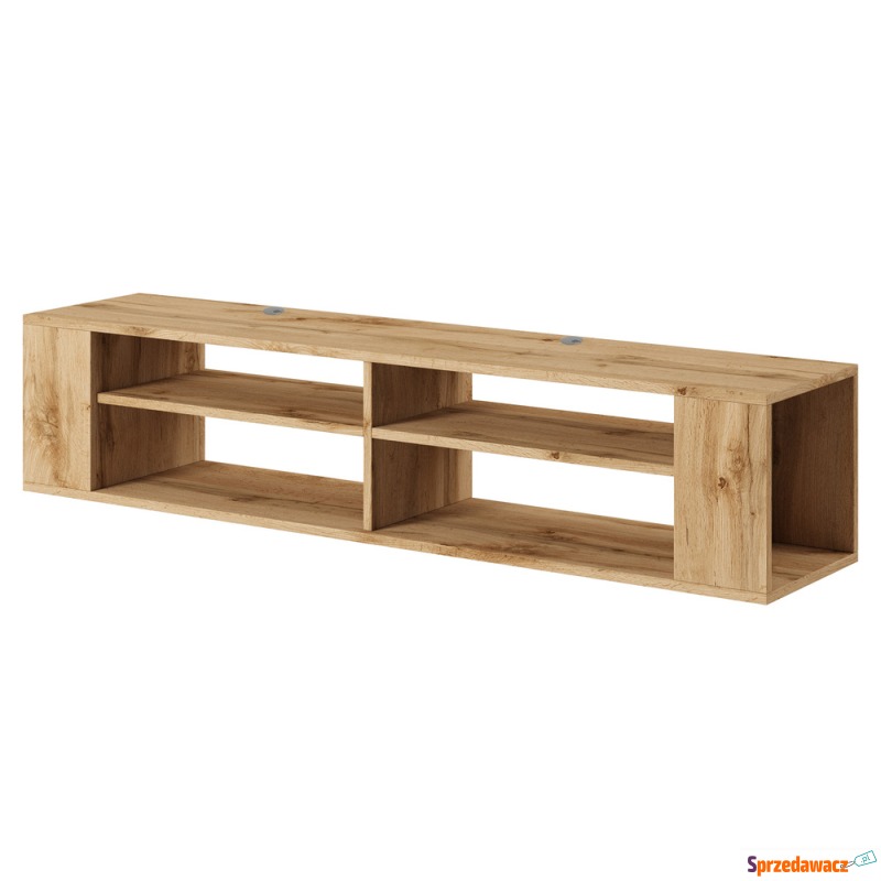 SELSEY Szafka RTV Wall 140 cm Dąb wotan - Genesis - Szafki RTV - Katowice