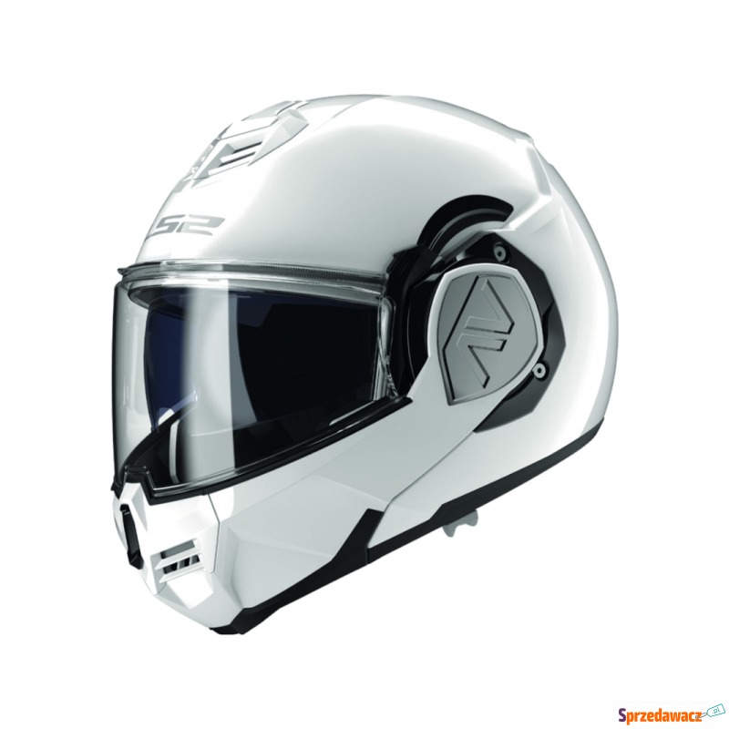 LS2 KASK MODUŁOWY FF906 ADVANT SOLID WHITE - Kaski motocyklowe - Sochaczew